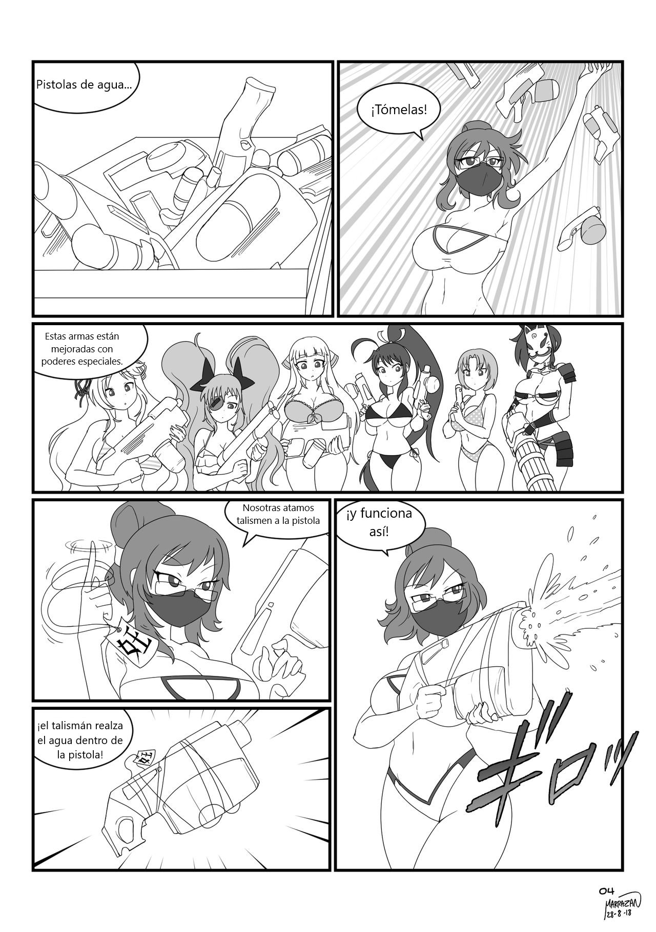Senran Kagura: Preggo Beach Splash page 5 full