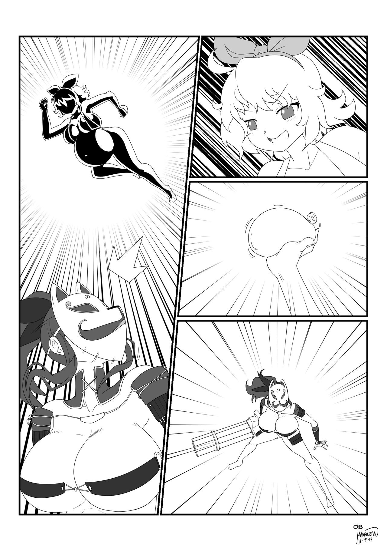 Senran Kagura: Preggo Beach Splash page 9 full
