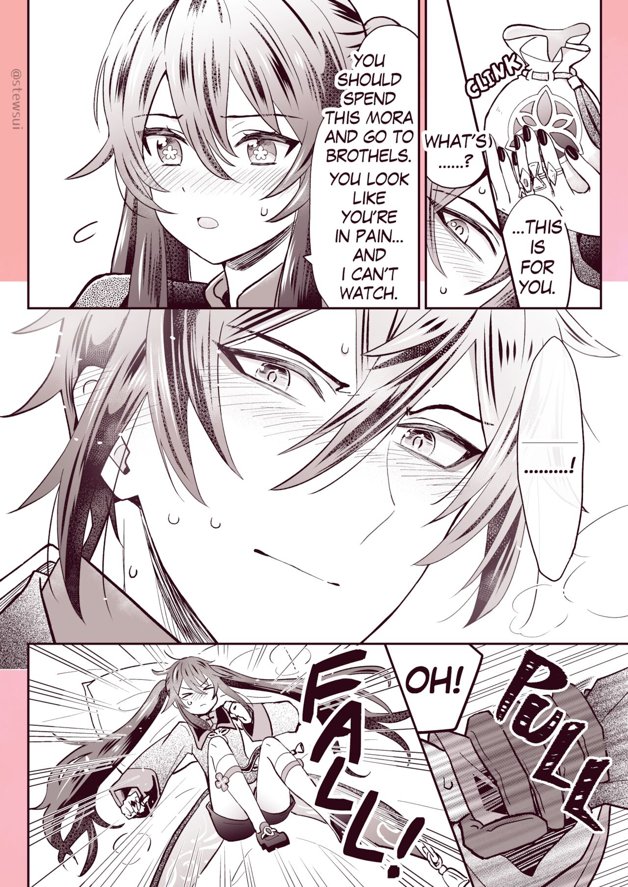 Zhongli x Hu Tao love story hentai doujinshi page 7 full