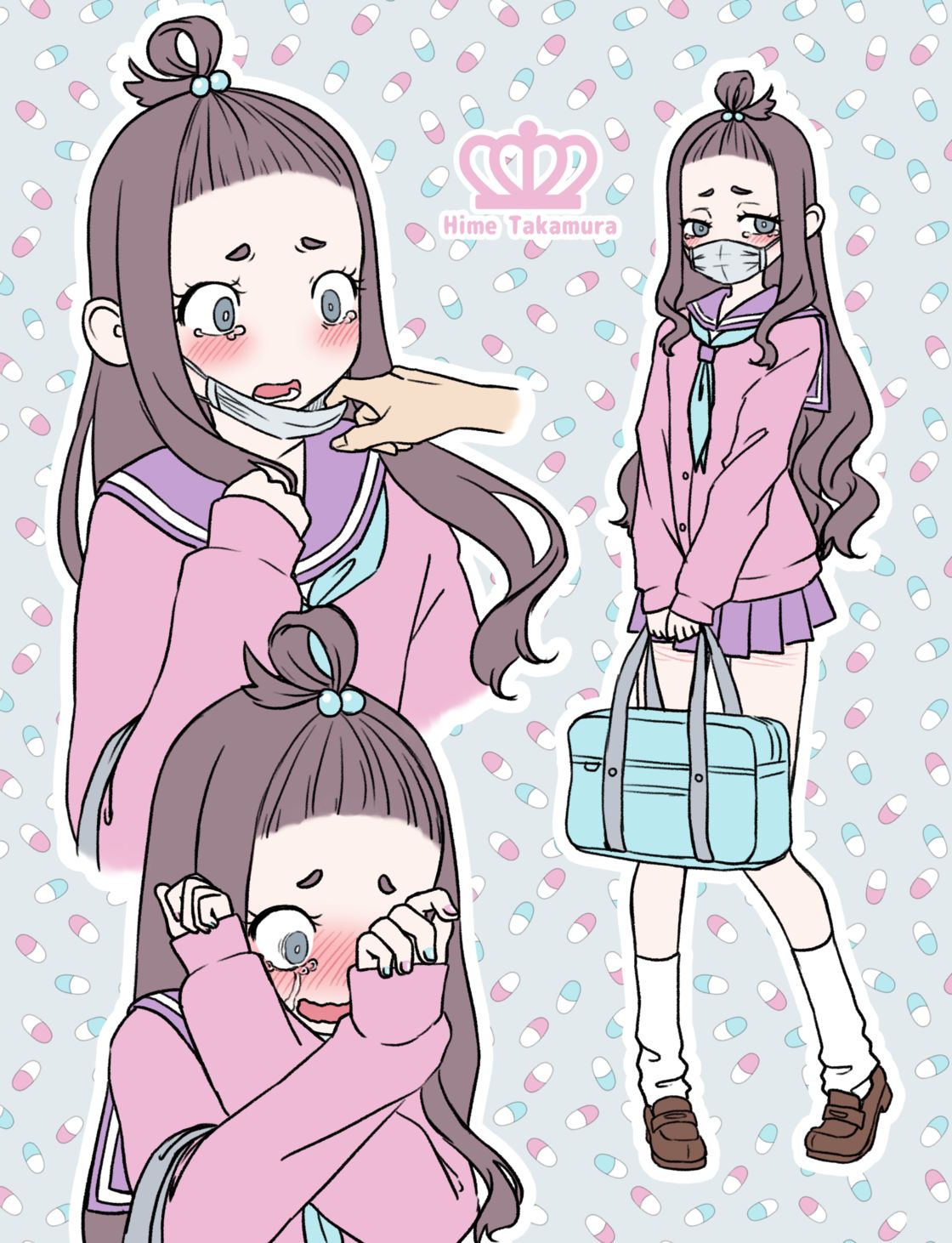 Menhera Girl OC page 2 full