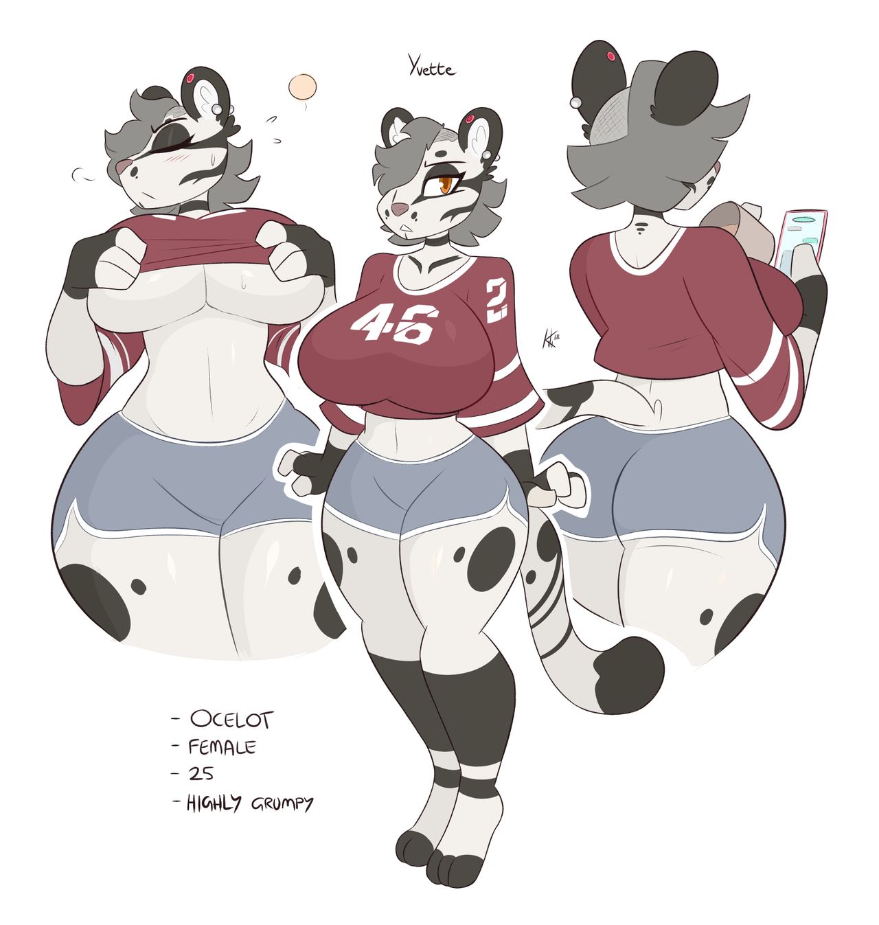 Character - Yvette the Ocelot page 3 full
