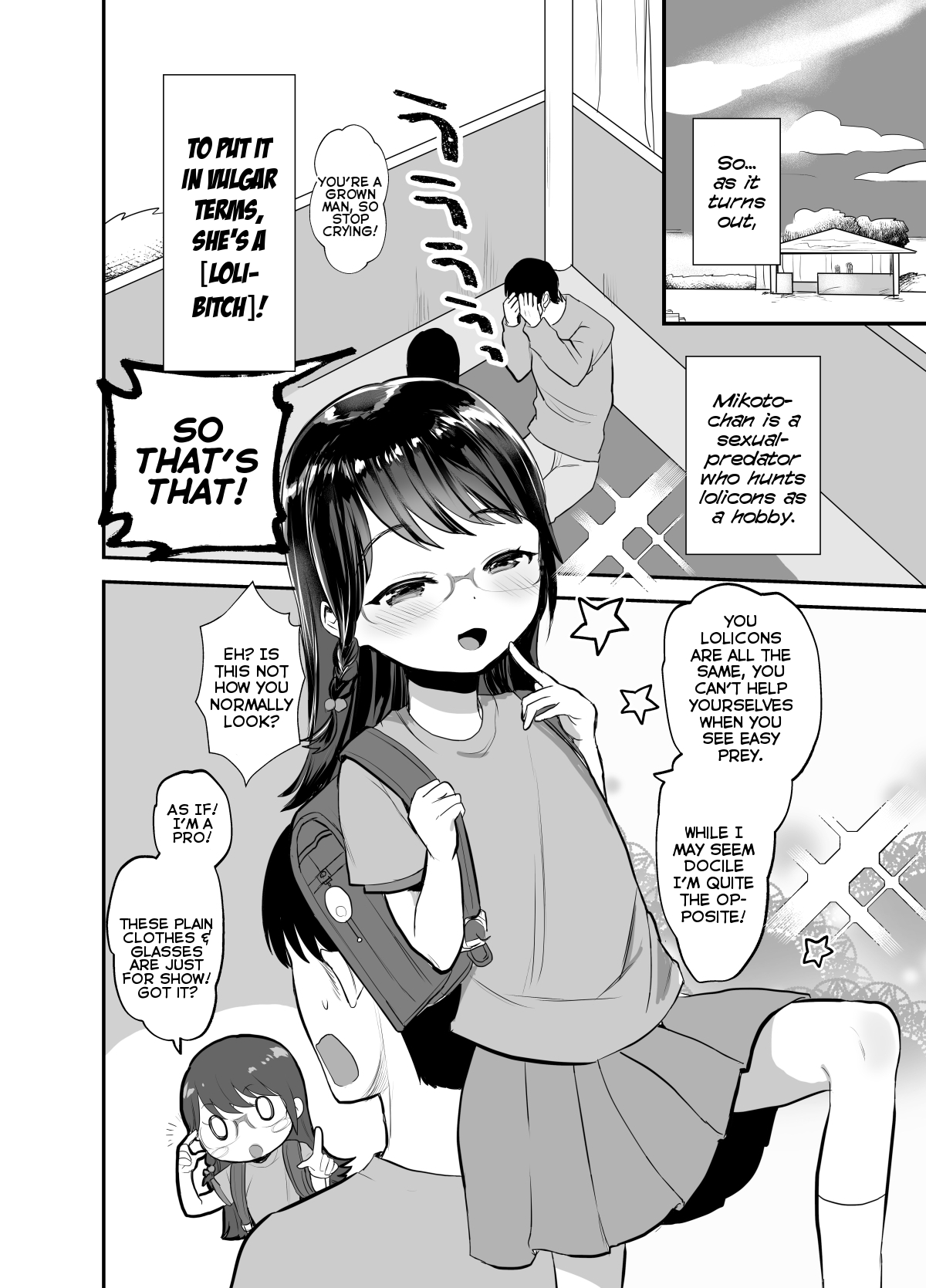 Otonashisou na Ko ni Te o Dashite Gyaku ni Moteasobareru Hanashi | A Reverse Sexual Predator Story Of a Seemingly Docile Little Girl page 5 full