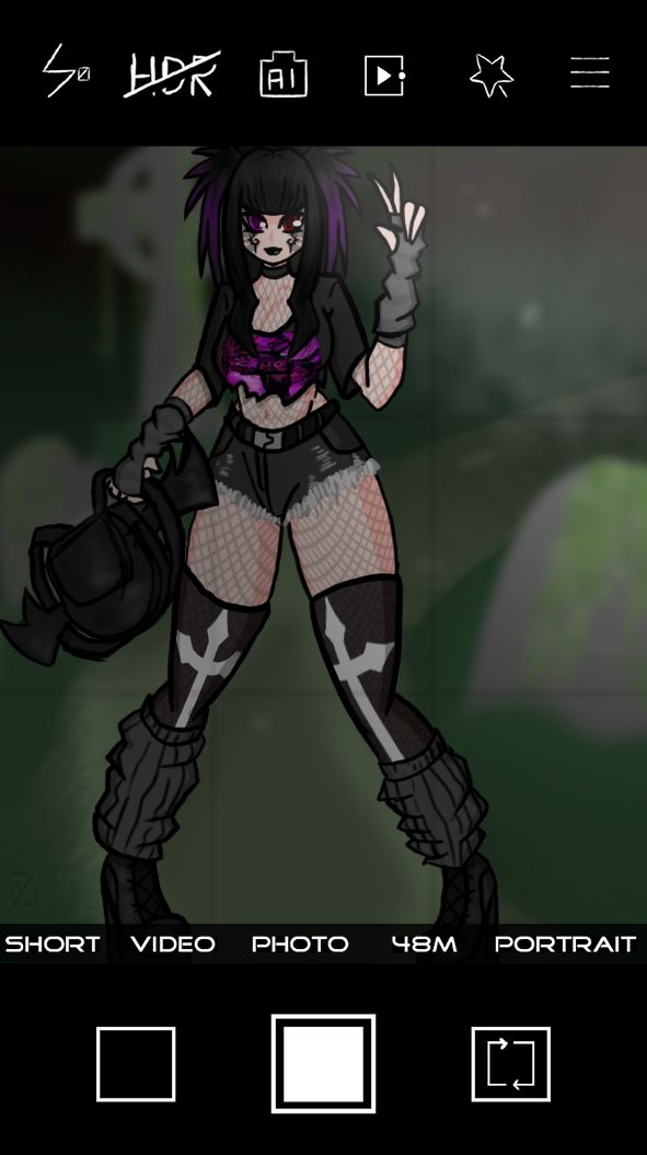 two goths, a cemetery, and a HUGE COCK page 5 full