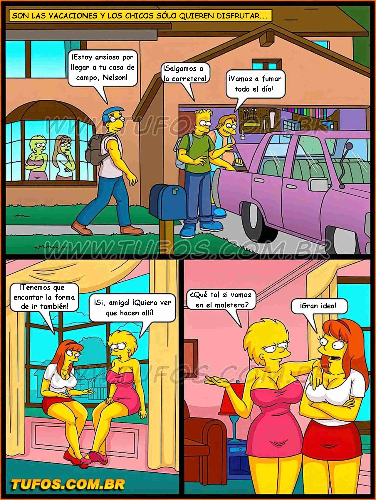 Simpsons xxx - Locas vacaciones en la cabaña page 2 full