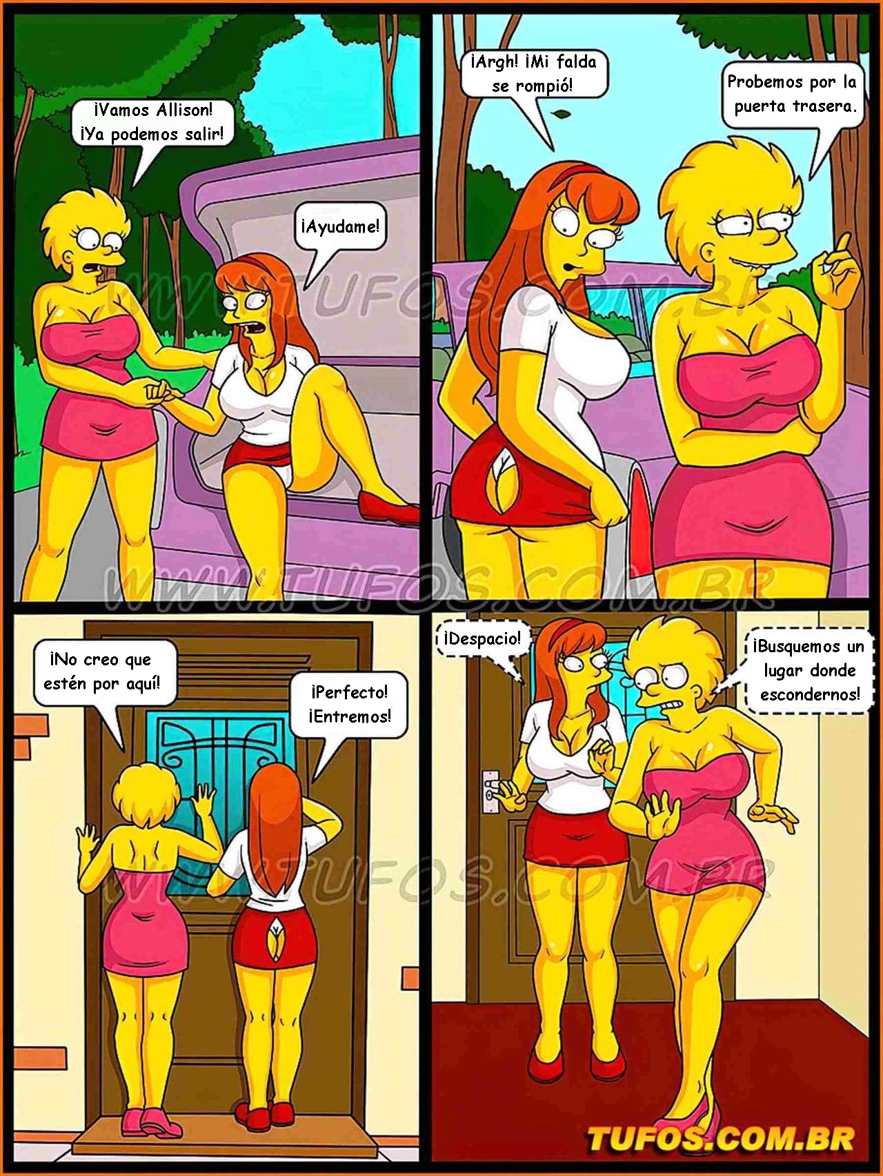 Simpsons xxx - Locas vacaciones en la cabaña page 4 full
