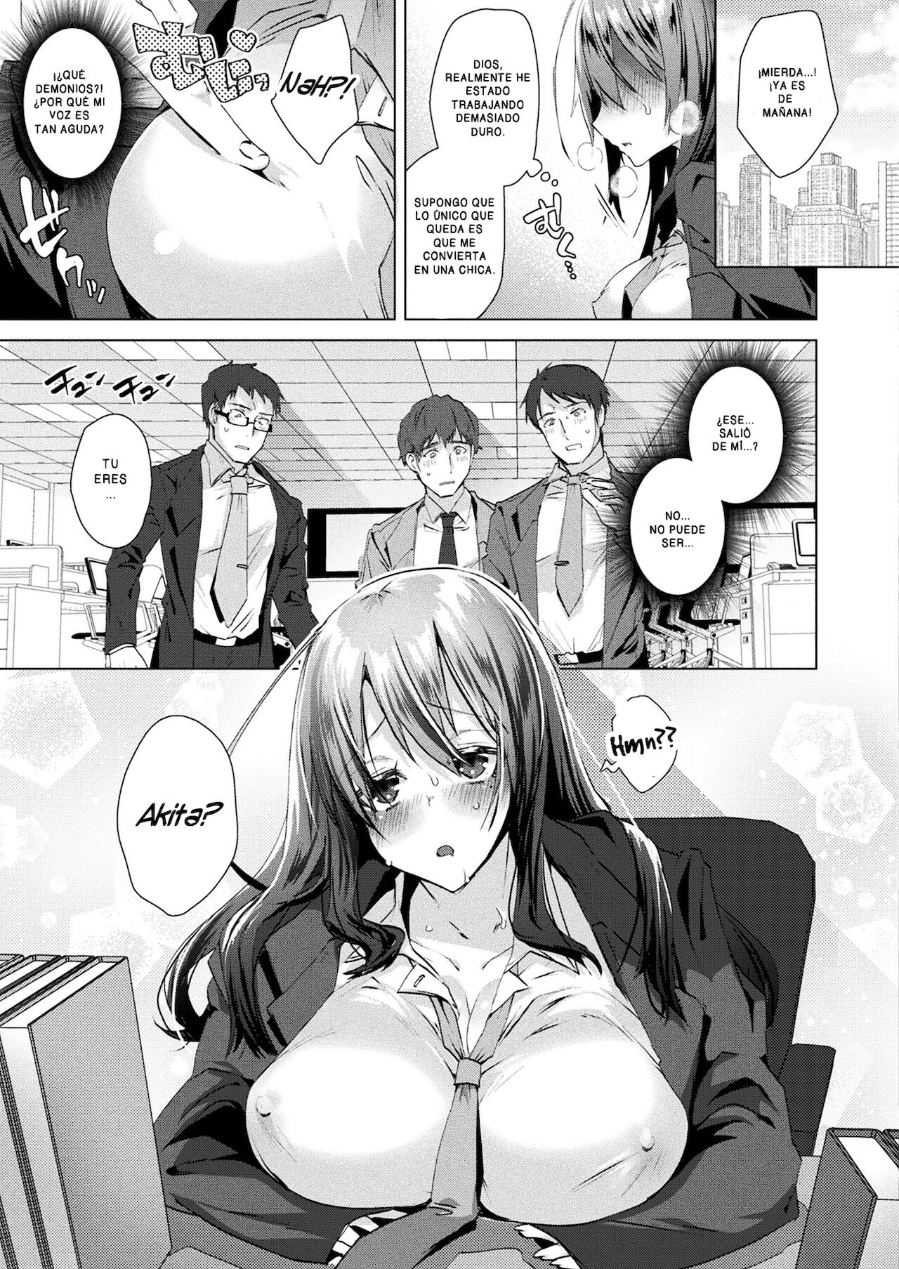 Nyotaika Pandemic!! | ¡¡pandemia de cambio de sexo!! page 3 full