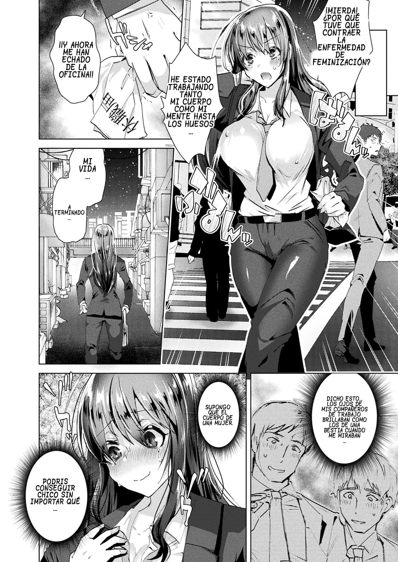 Nyotaika Pandemic!! | ¡¡pandemia de cambio de sexo!! page 4 full