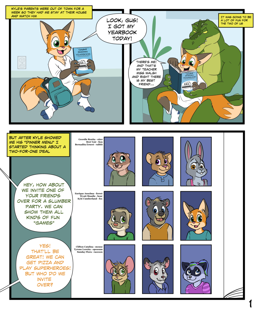 Kyle the Fox 2 page 1 full