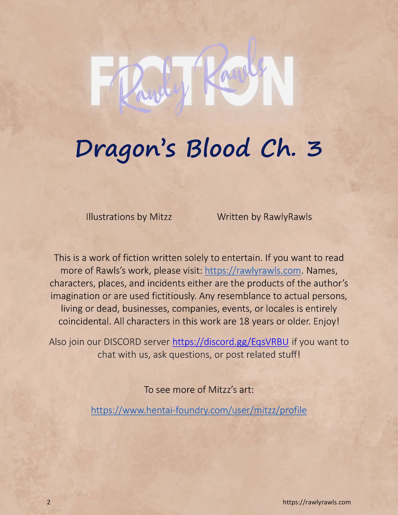 Dragon's Blood Chapter 3: Rawly Rawls Fiction page 2 full