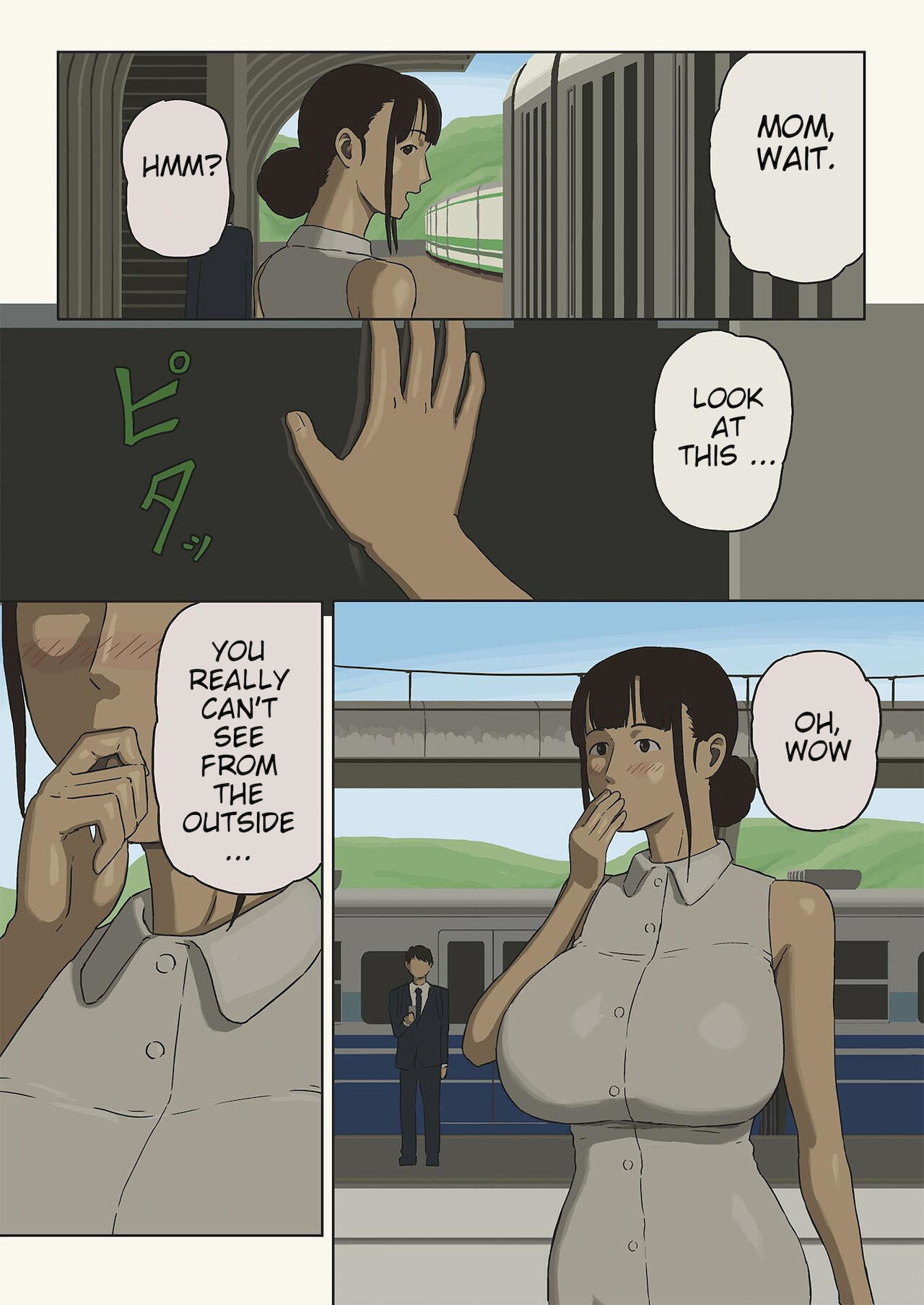 Share 4 - A Parent and Child in the Window of a Train Car Seeking Love and Sex page 4 full