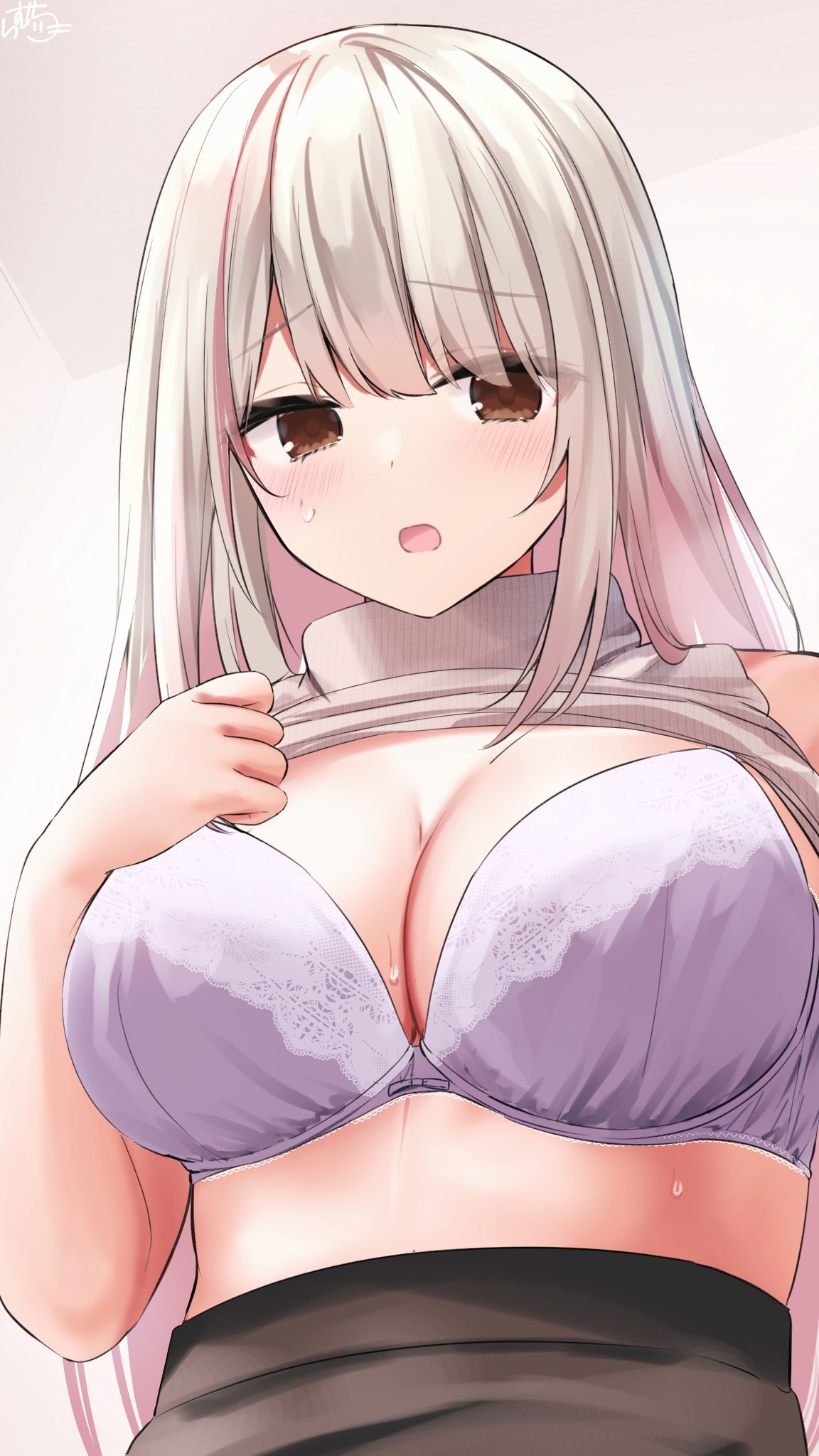 【膝枕で（意味深）】母性ちゃん page 9 full