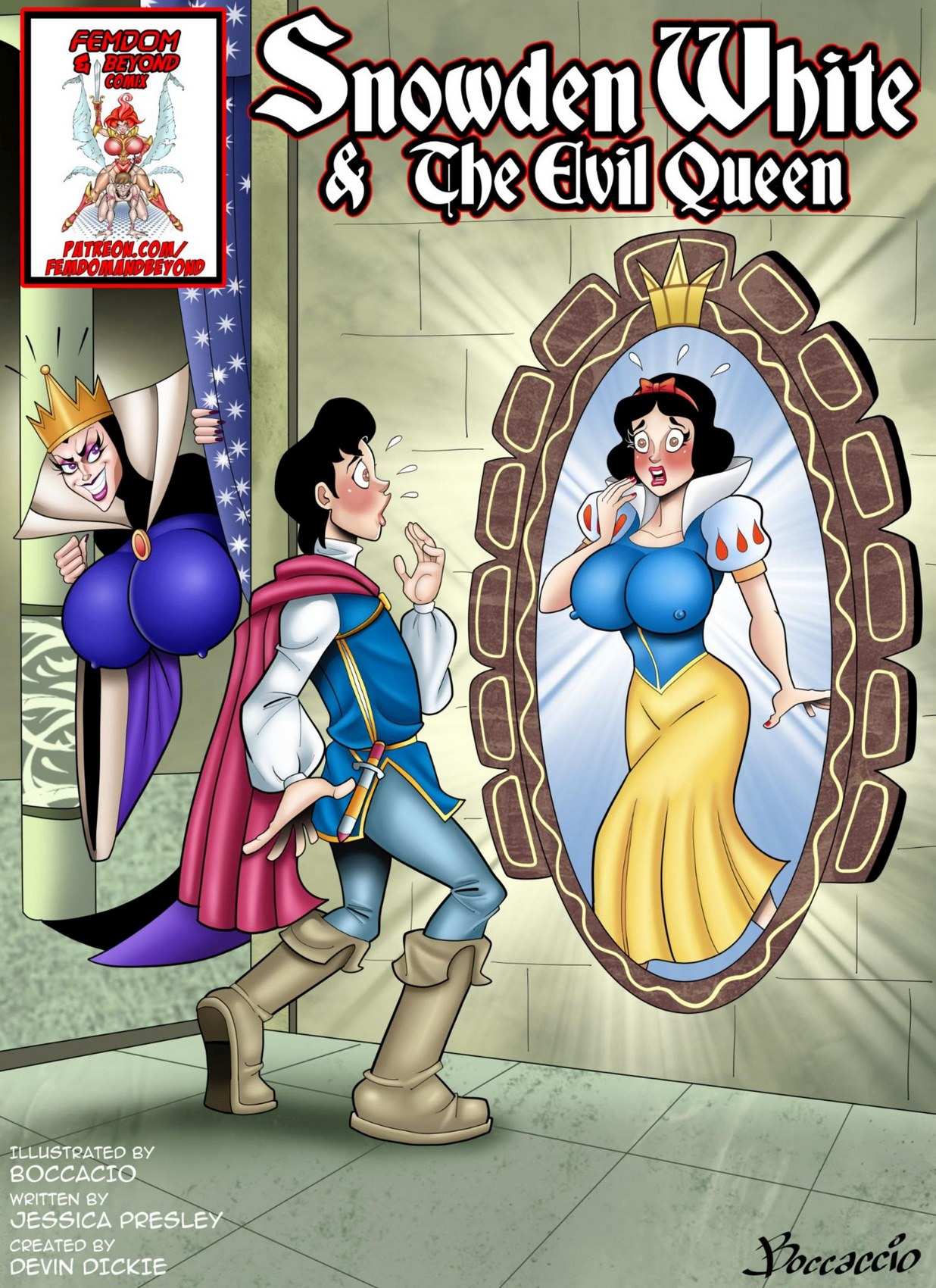 Snowden White And The Evil Queen – Devin Dickie - english page 1 full