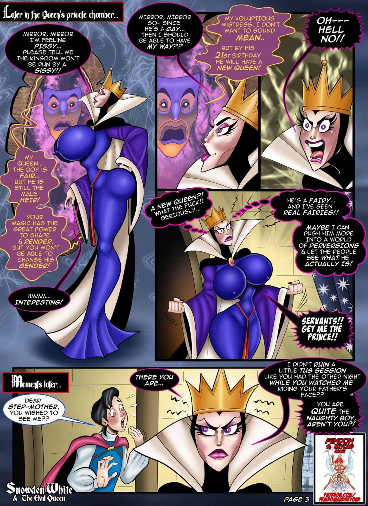 Snowden White And The Evil Queen – Devin Dickie - english page 4 full