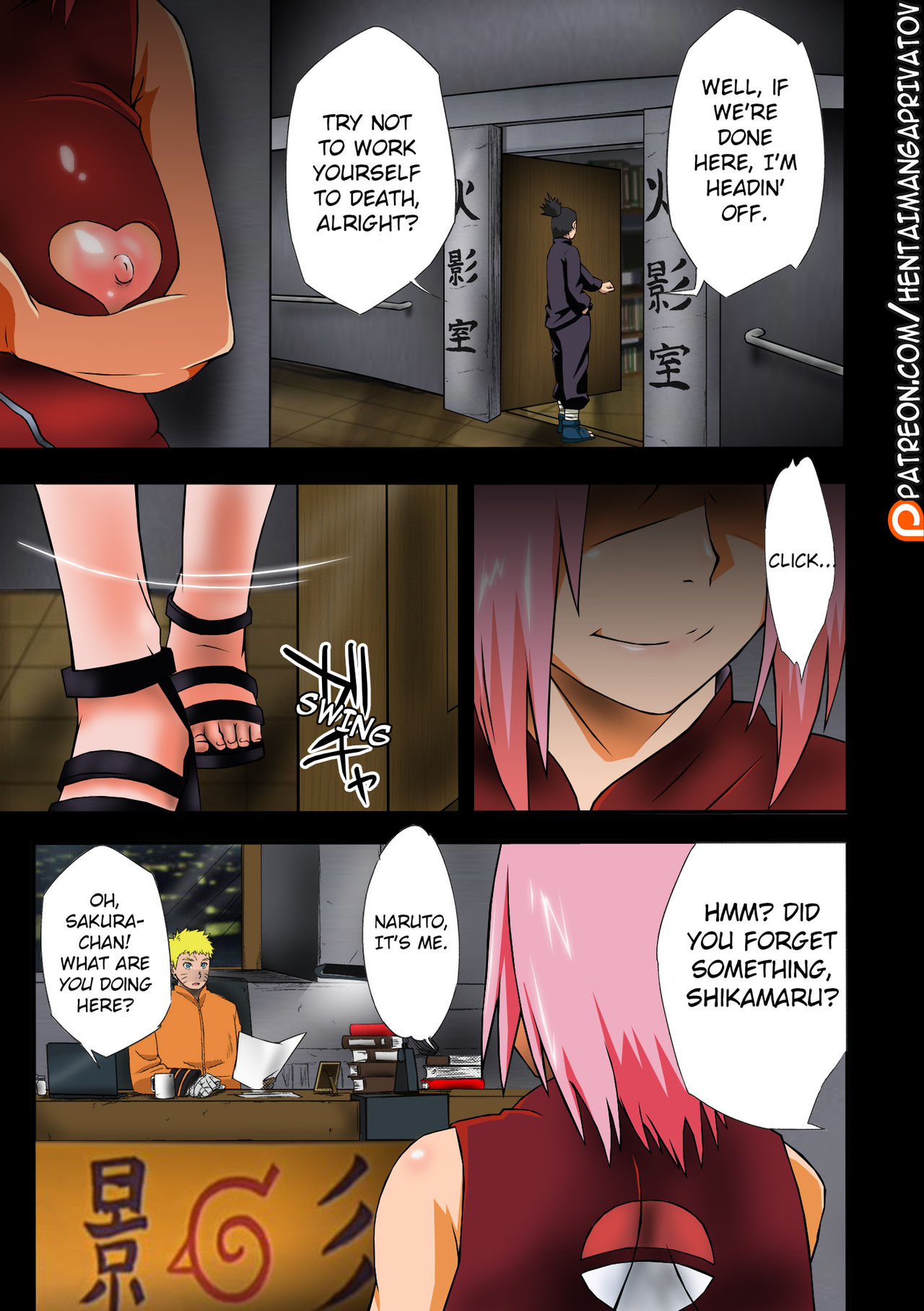 Konoha Donburi Aigake  Colored page 2 full