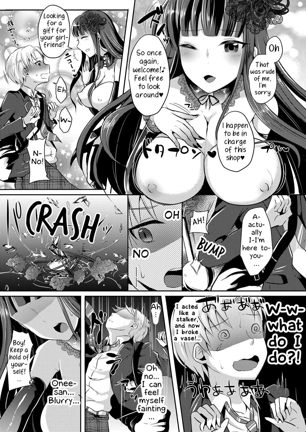 Boku ga Hitomebore Shita Gothic Onee-san wa Futanari datta Ken  1-3 page 4 full