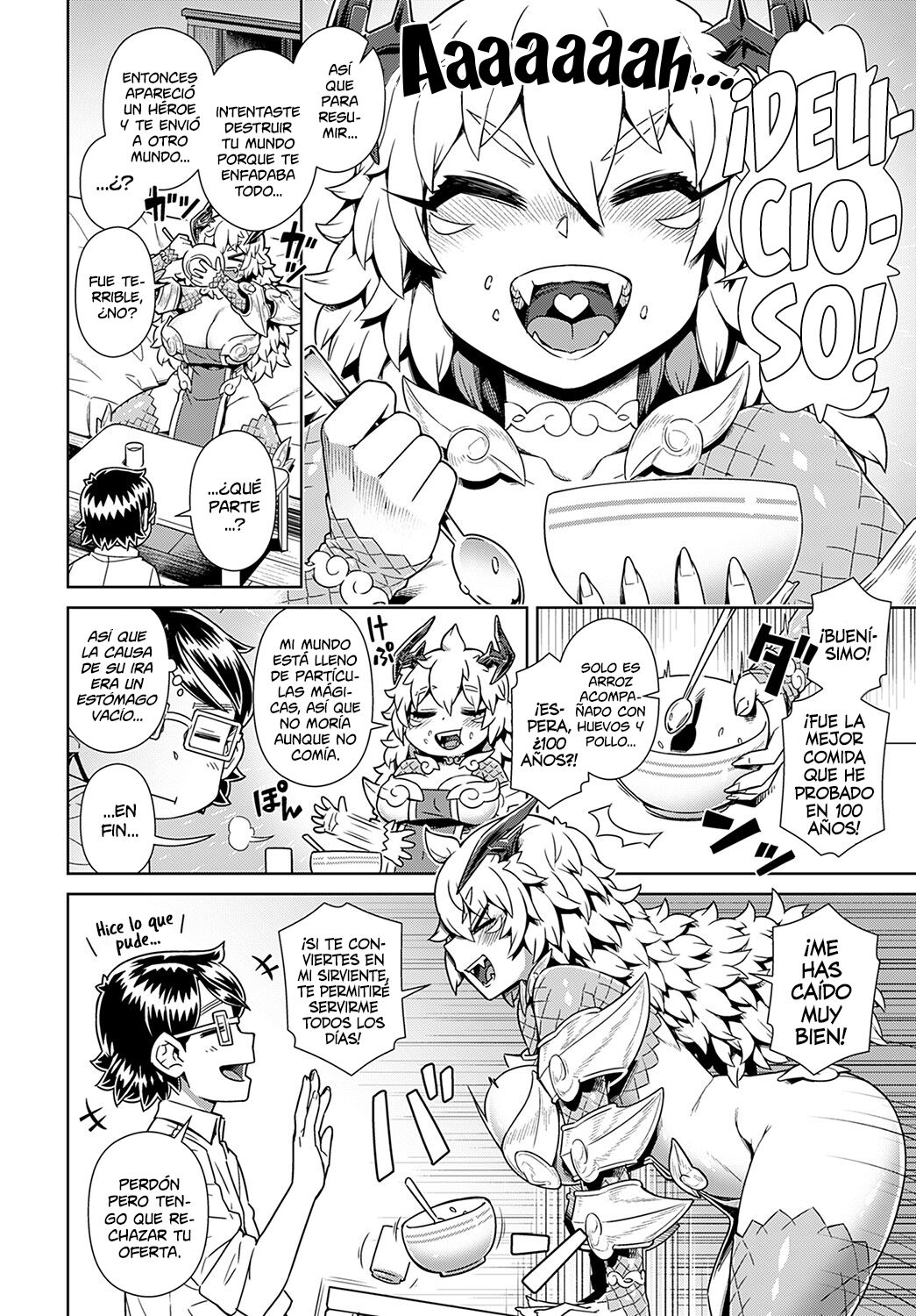 Maou ga Arawareta! Ore no Heya ni... | ¡Un Rey Demonio ha aparecido! En mi cuarto... page 6 full