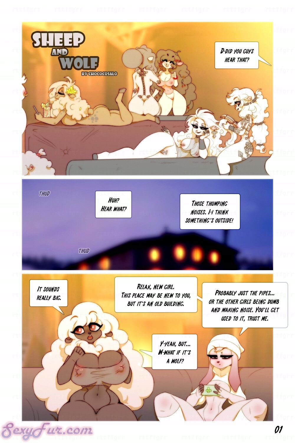 Sheep and Wolf page 1 full