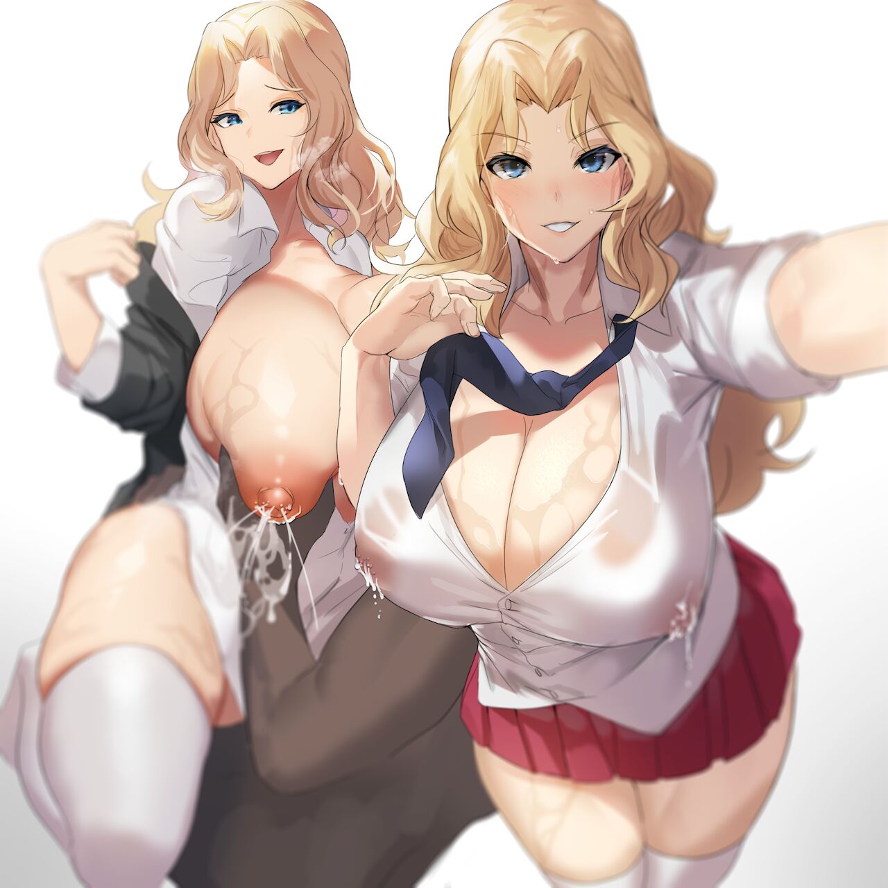 Kay ni Tomaranai Bonyuu o Nonde Hoshii to Tanomareta Genkaku page 1 full