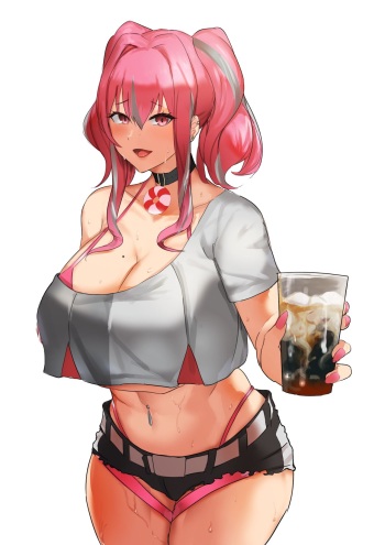 指揮官に自家製コーヒー牛乳を作ってくれるブレマートン cover