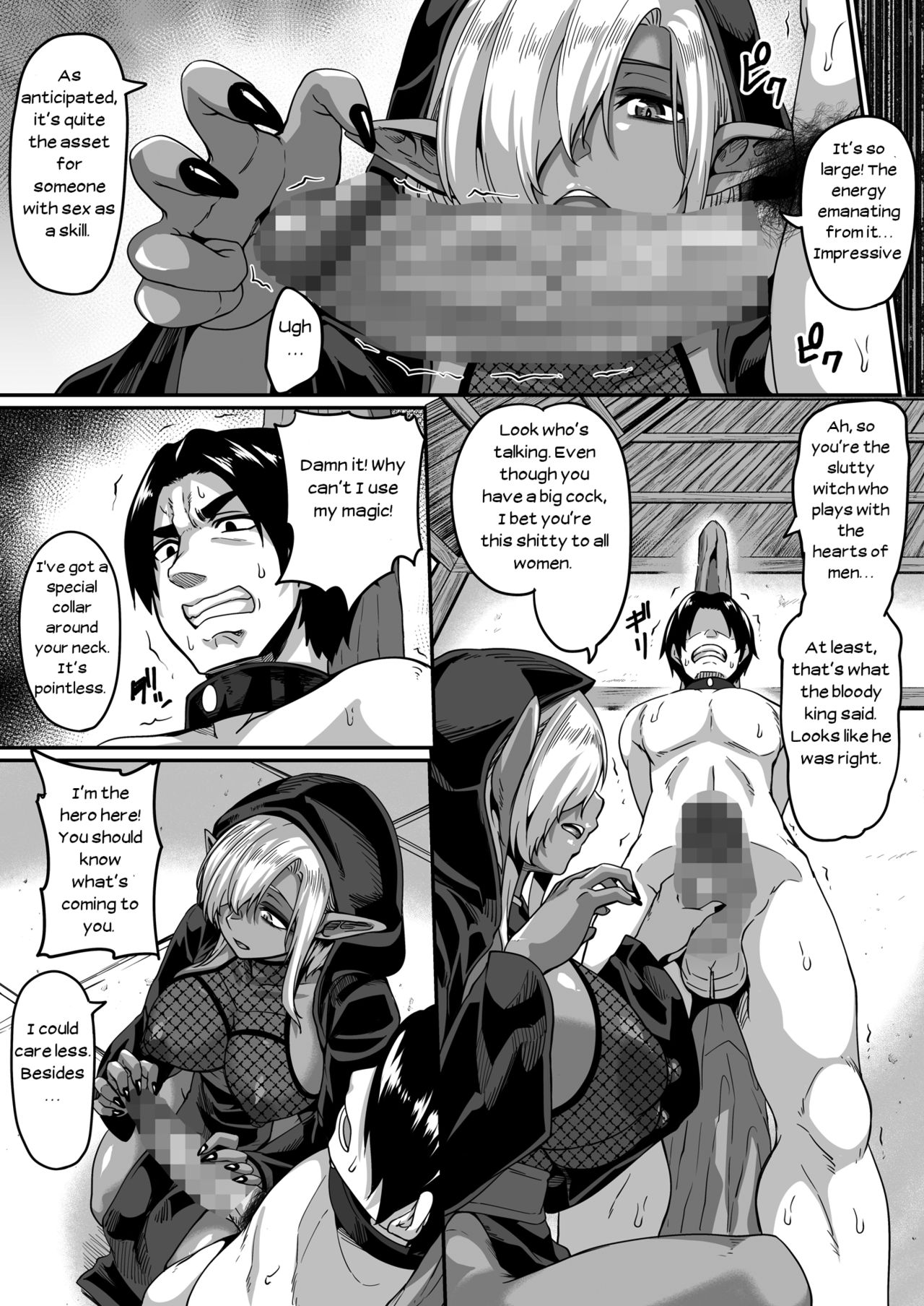 Isekai Tensei shite Yarichin Yuusha ni Natta Ore ga, Chimajo Elf ni Sakusei Saremakutta Hanashi | The Hero That Was Milked By A Promiscuous Dark Elf page 7 full