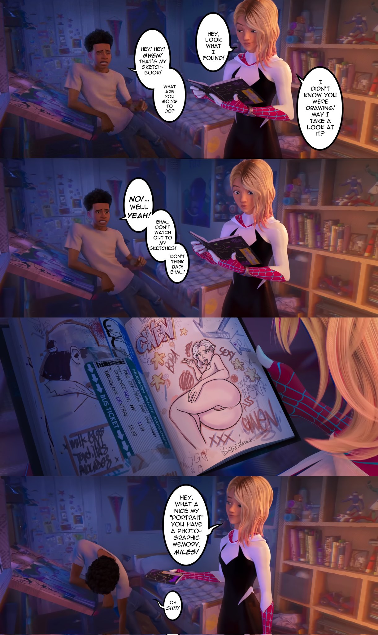 Miles Secret Drawings page 8 full