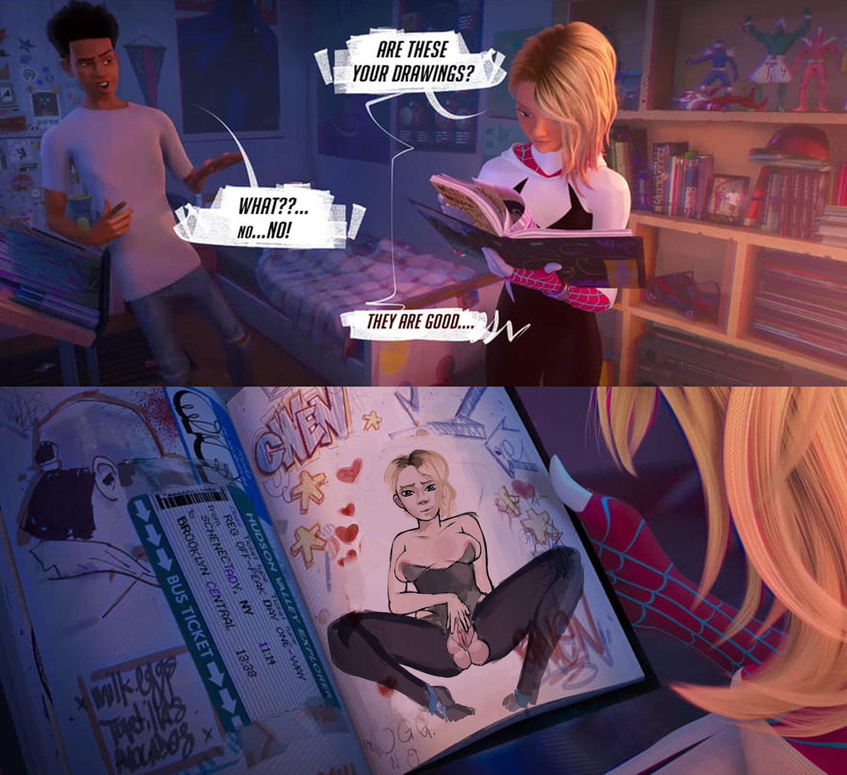 Miles Secret Drawings page 9 full
