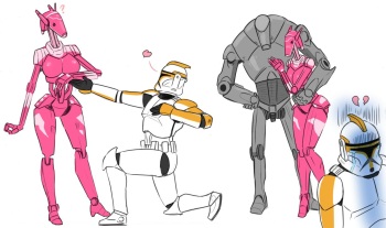 Ugly Stormtrooper and Twi'lek Slave cover
