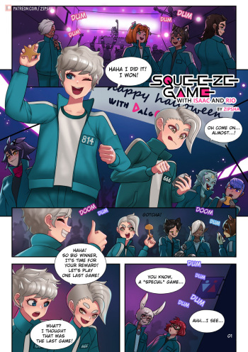 Squeeze game with Isaac and Rio! cover