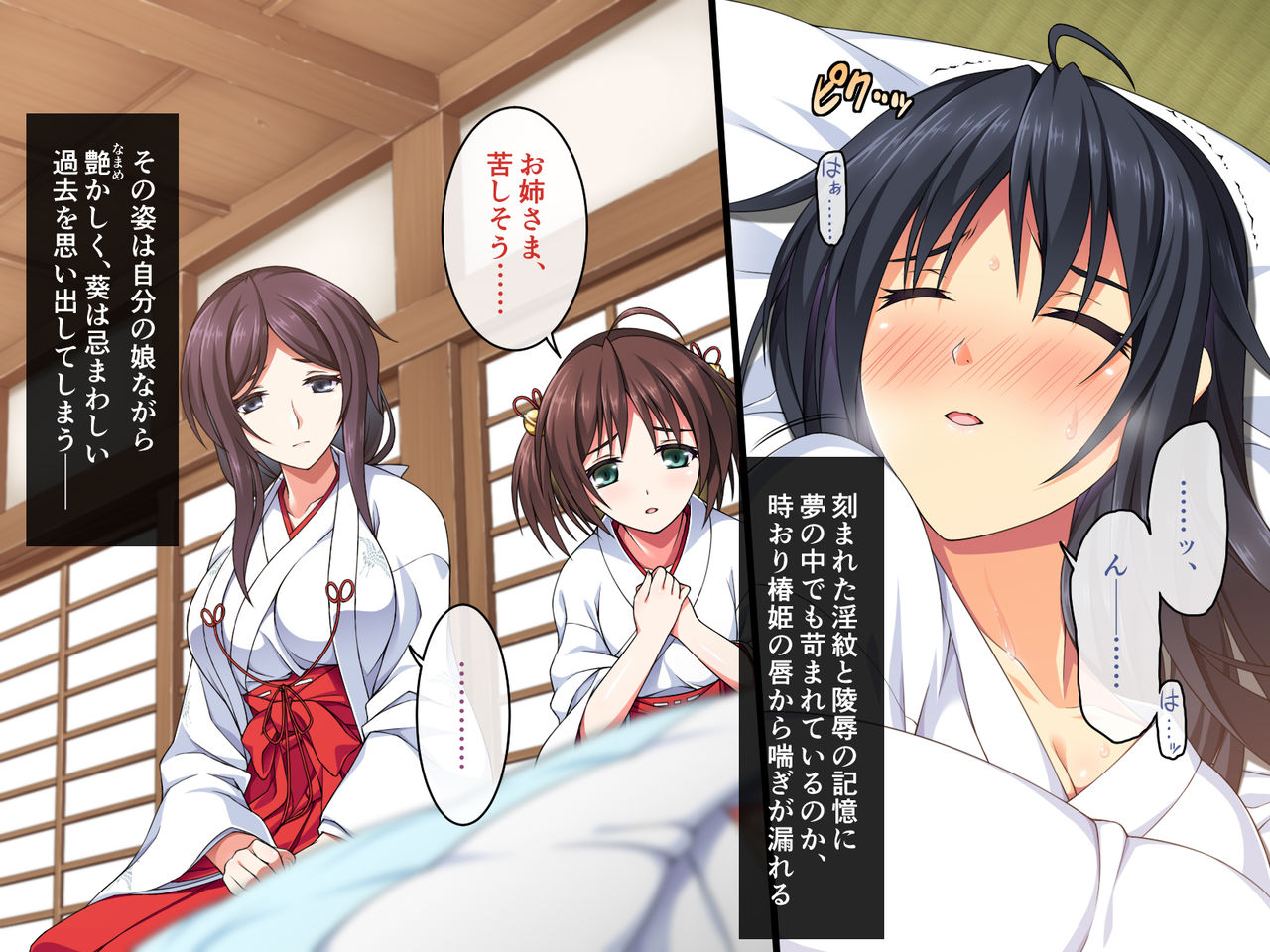 Miko Rakka Sono Ni Aoi Hen page 9 full