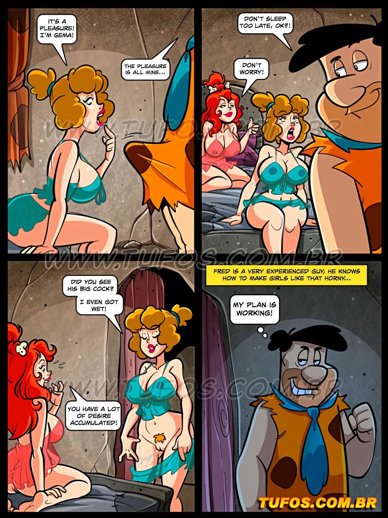 Os FlintsToons 14 – How to take a sluts virginity  - english page 5 full