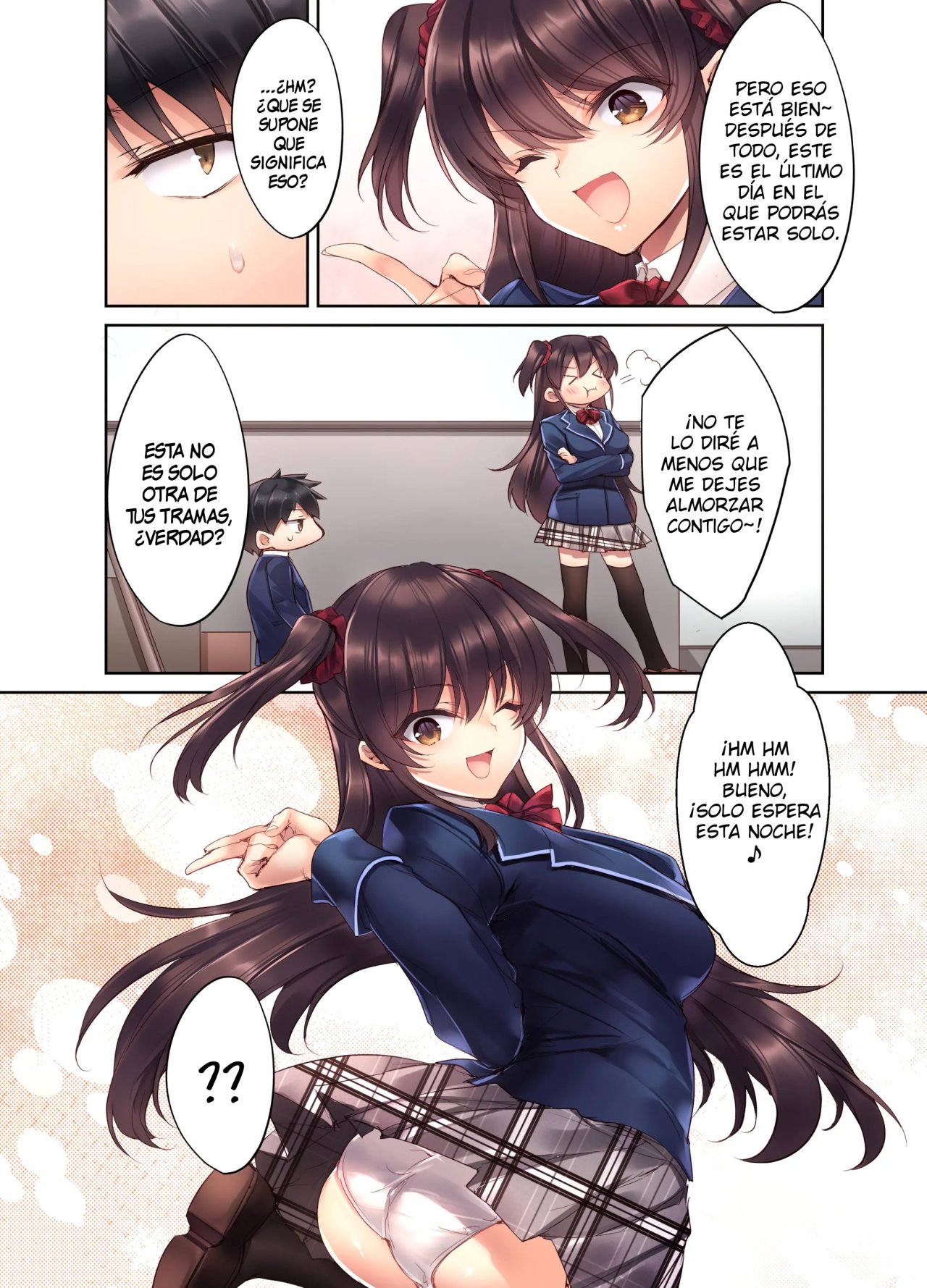 Kouhai JK ga Gimai ni!? Namaiki na Imouto ni Iroiro Wakarasete Mita. page 4 full