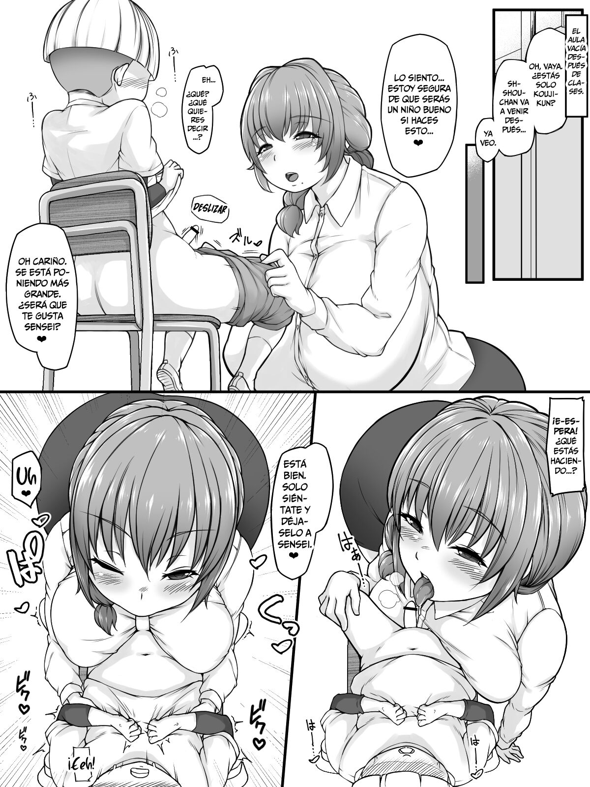 Sensei to Issho ni Kimochi Yo~ku Ii Ko ni Narou Ne | Sé un buen niño y siéntete bien con tu sensei, ¿bueno? page 5 full