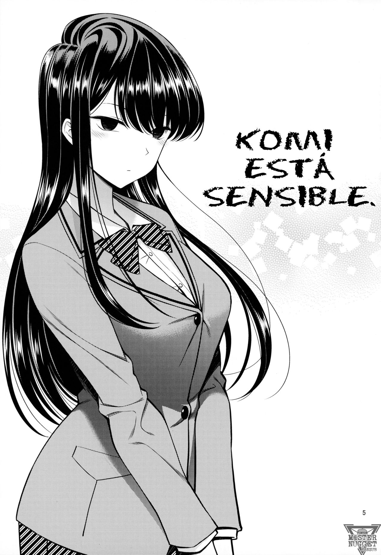 Komi-san wa, Binkan desu. | Komi está sensible. page 4 full
