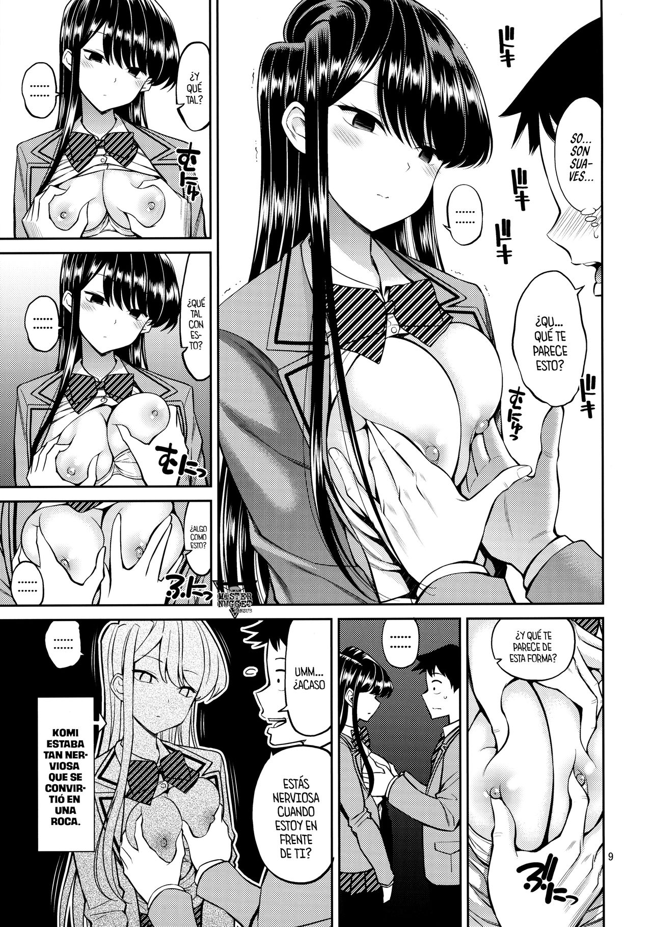 Komi-san wa, Binkan desu. | Komi está sensible. page 8 full