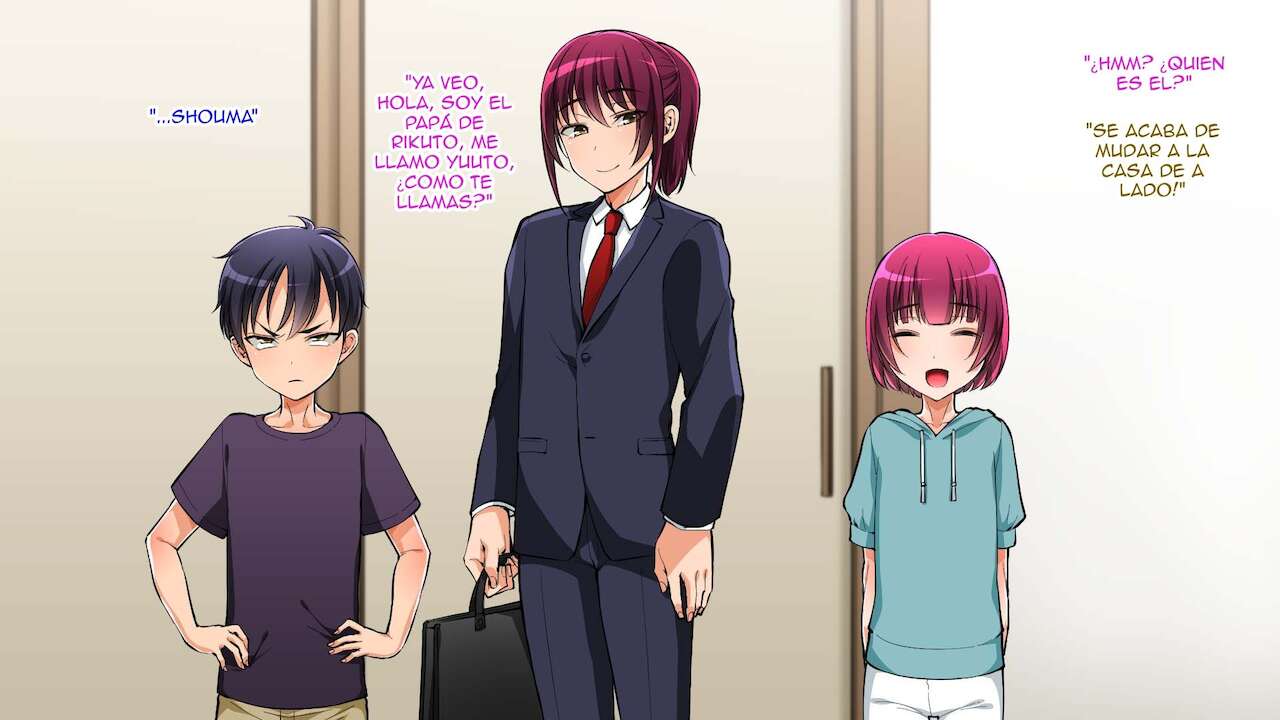 Mesu Papa - Musuko no Shinyuu no Mesuiki Kanojo ni Saserareta Chichi no Ore page 4 full