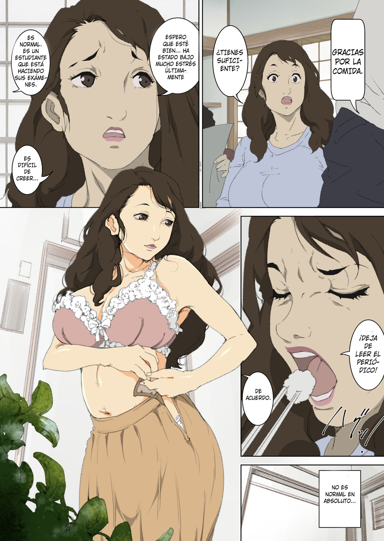 Ryoushin ga Neteiru Shinshitsu ni Shinobikomi, Hahaoya ni Yobai o Kakeru Musuko no Hanashi | Escabulléndome en el dormitorio donde duermen mis padres page 4 full
