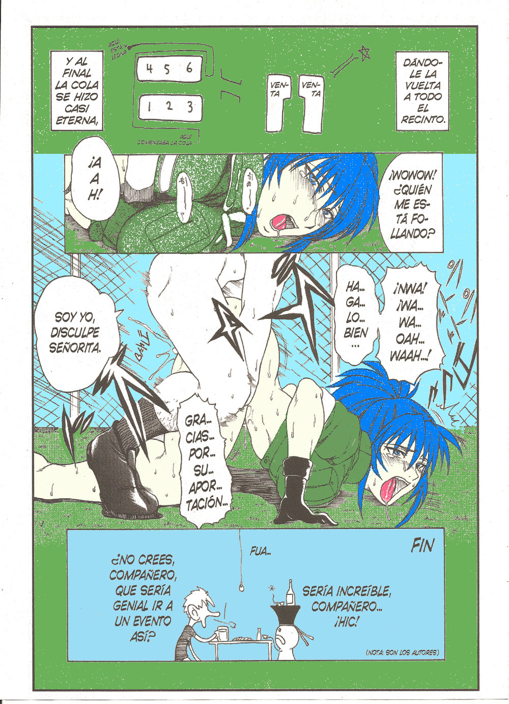 Blue Girl Maniacs page 8 full