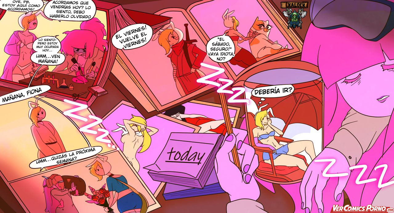Princess Bubblegum and Fiona page 1 full
