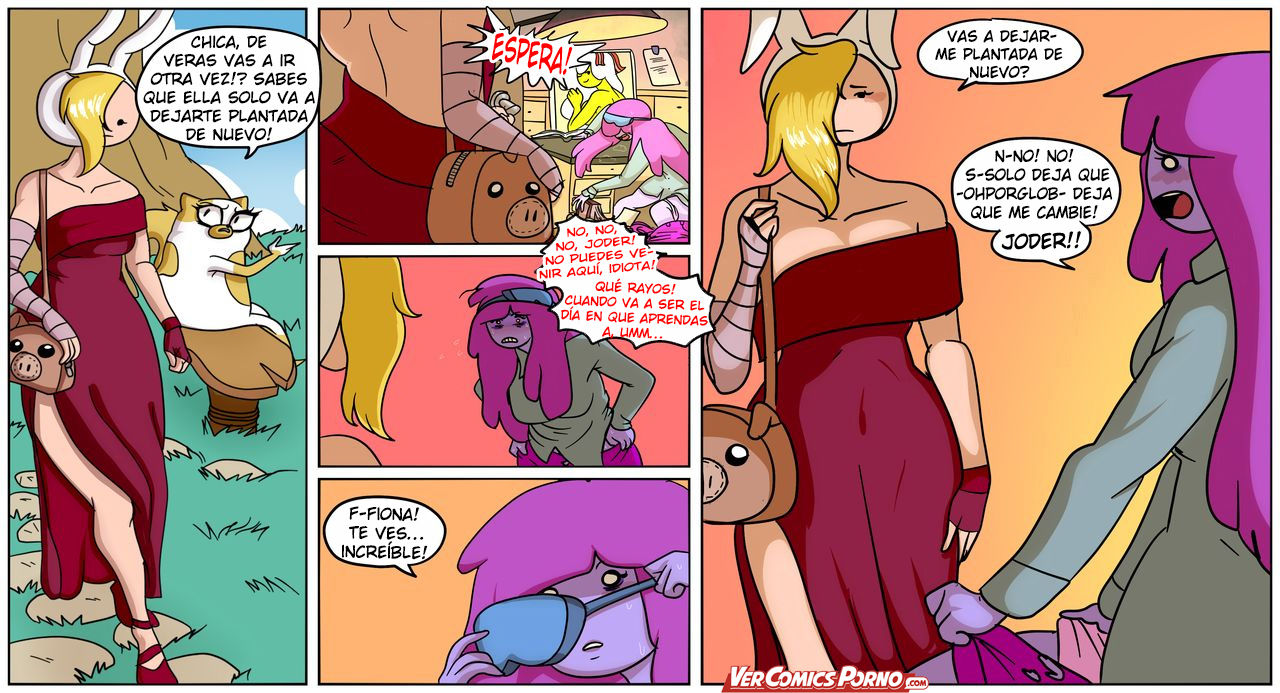 Princess Bubblegum and Fiona page 2 full