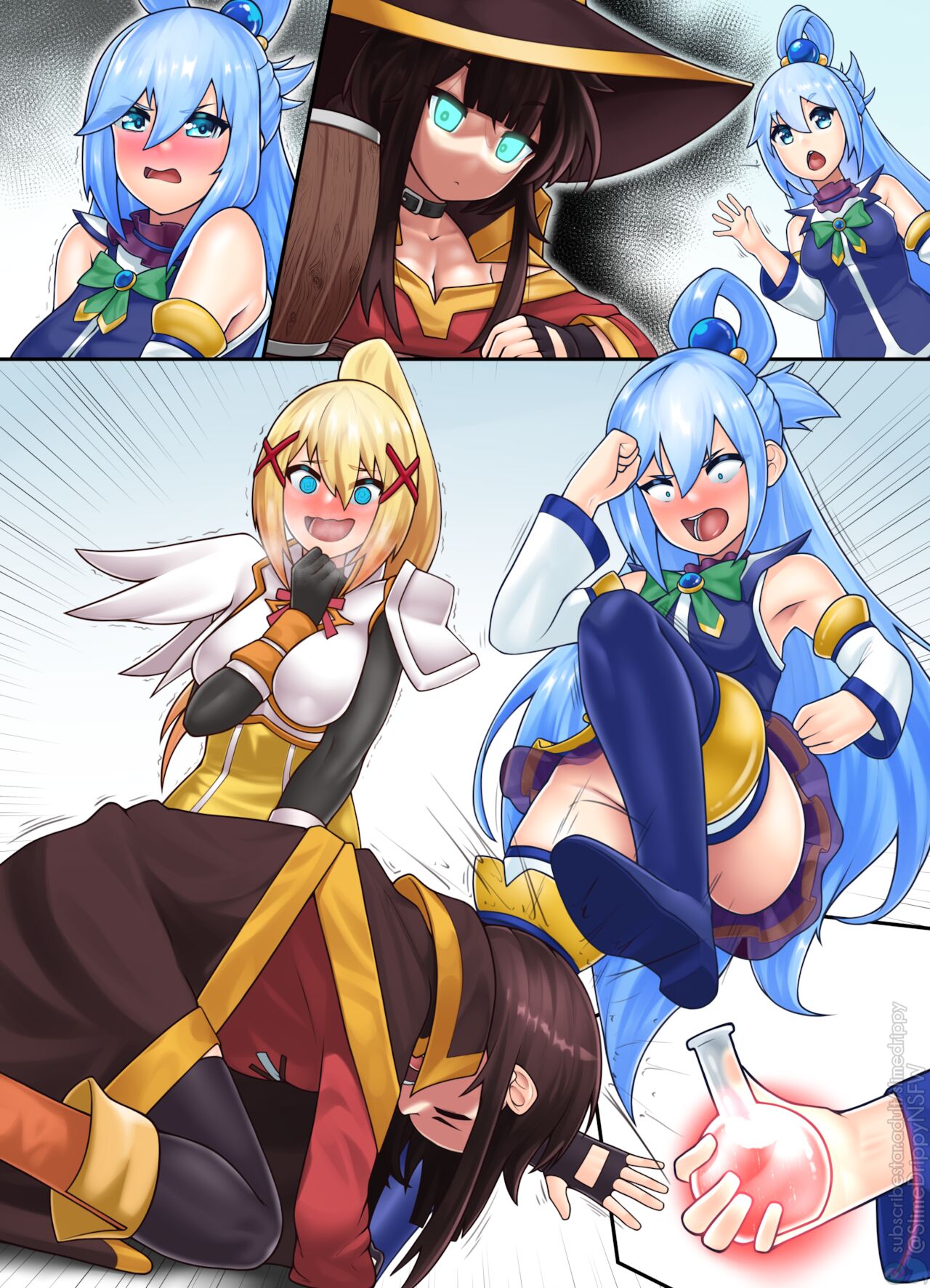 I just wanted to become an explosion mage but ended up possessing Megumin page 10 full