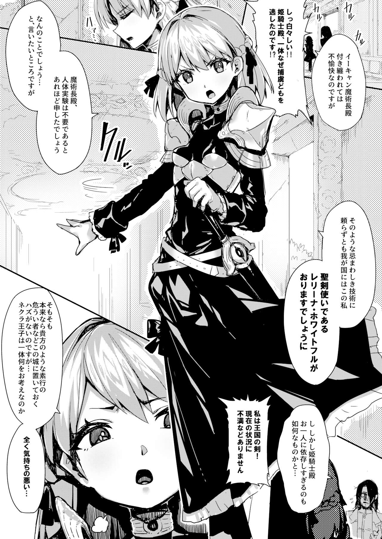 Seiken Rensei "Oukoku no Tsurugi" toka Jishou shite Iki tteta Himekishi ga, Ganimata Kokujoku Gangu ni Ochiru made── page 2 full