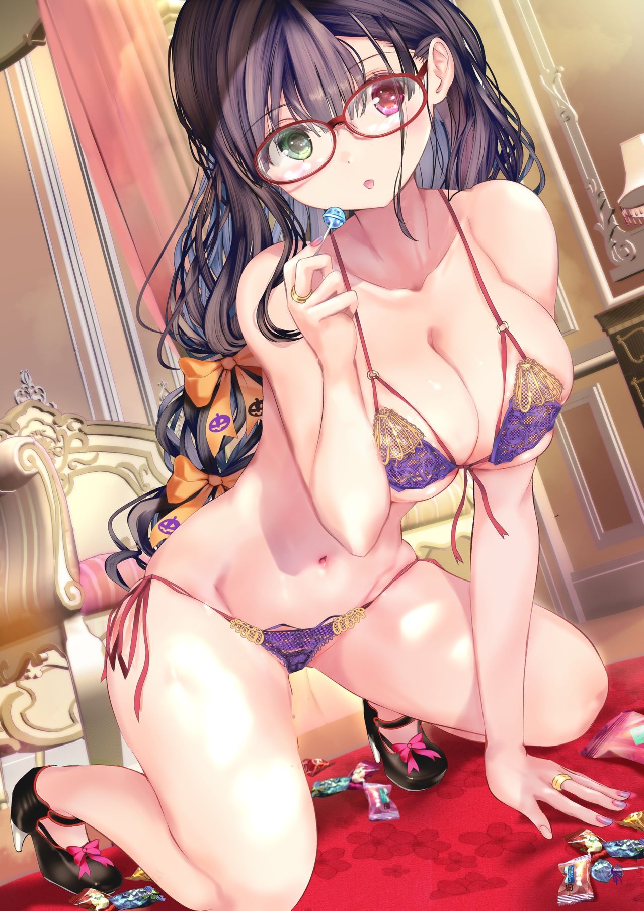 Okashi o Moratta Halloween-Lingerie-san page 10 full