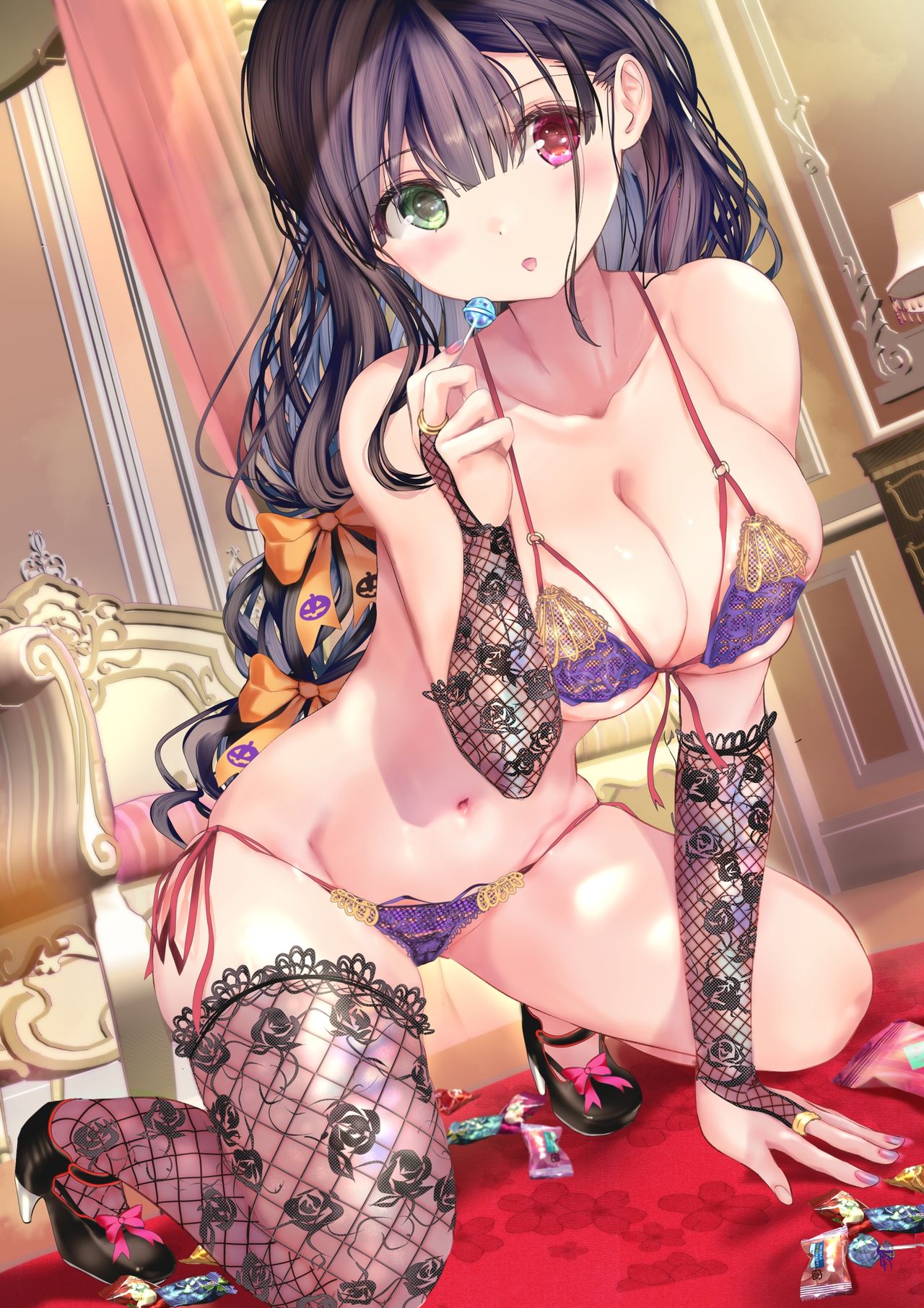 Okashi o Moratta Halloween-Lingerie-san page 2 full