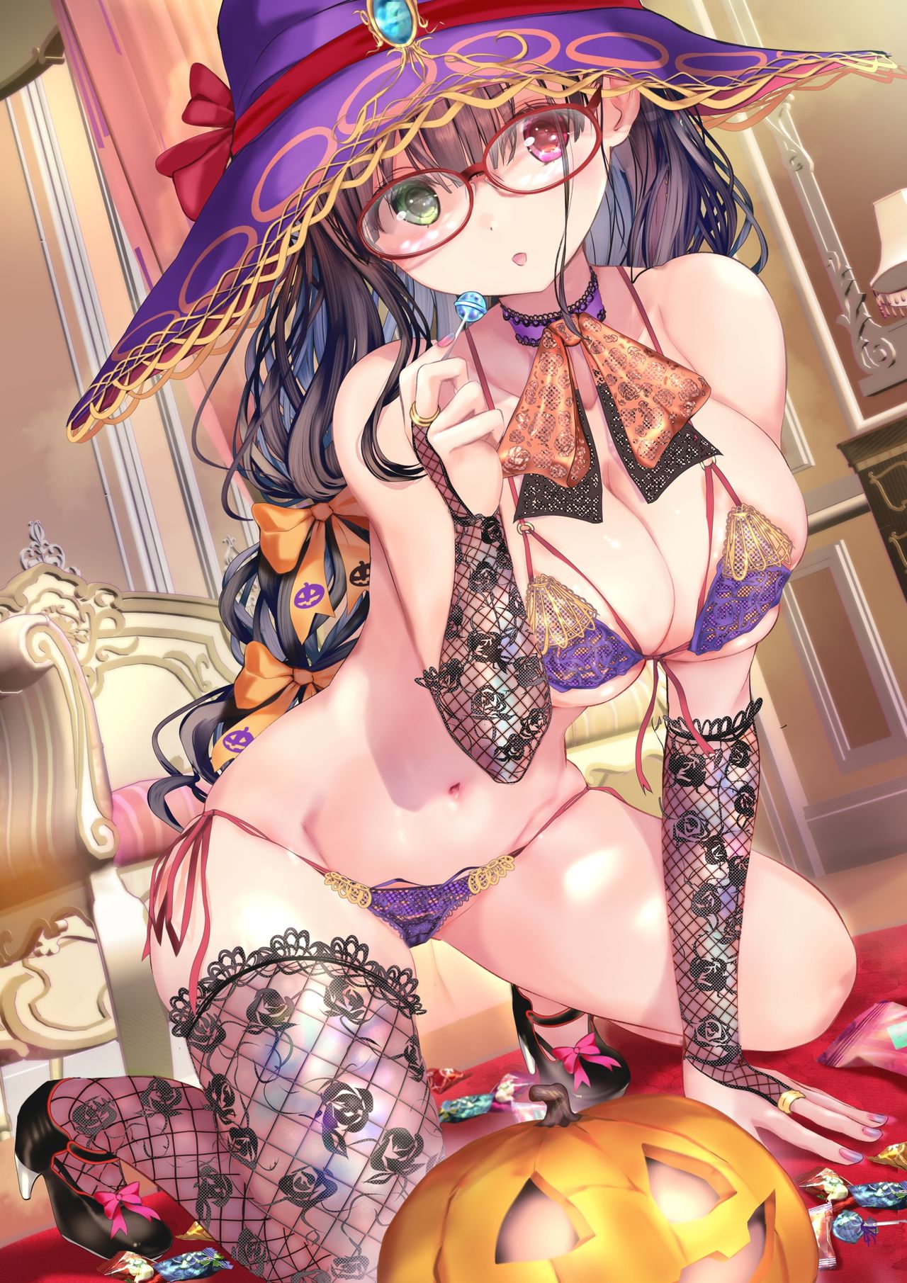 Okashi o Moratta Halloween-Lingerie-san page 7 full