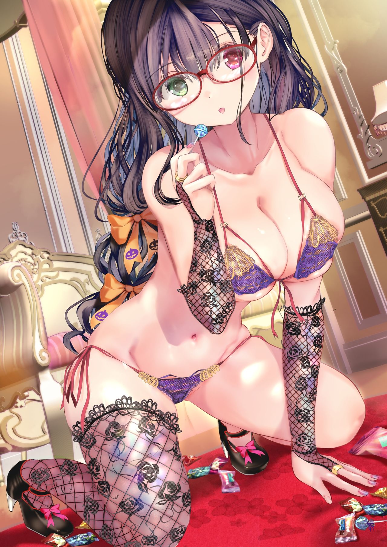 Okashi o Moratta Halloween-Lingerie-san page 9 full