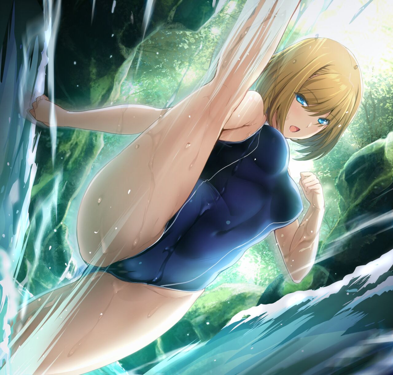 秋キャン水遊びで俺のテントが勝手にグランピング！ page 1 full