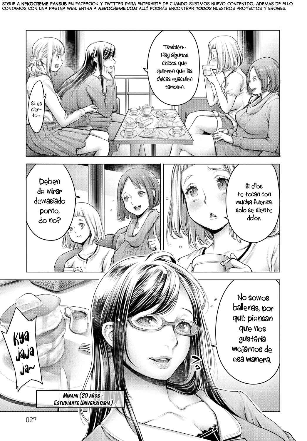 Shoujiki Joshikai | Una Sincera Charla de Chicas page 9 full