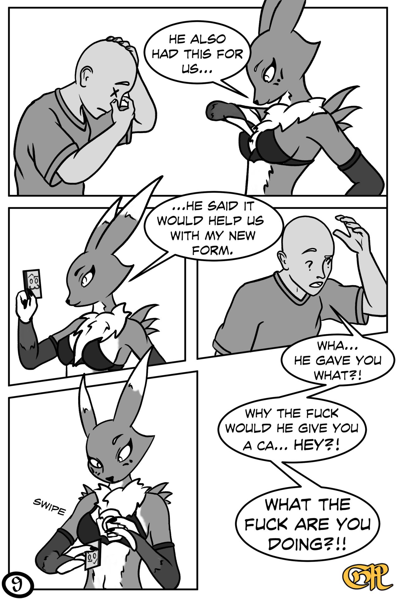 LEWD//Hack - A Naughty Renamon Comic page 10 full