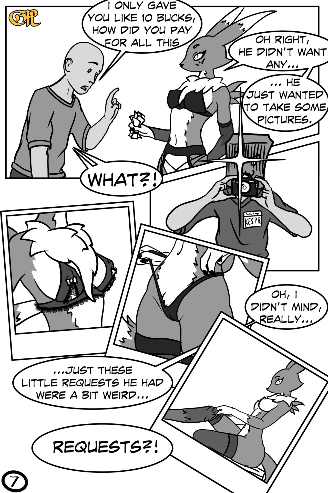 LEWD//Hack - A Naughty Renamon Comic page 8 full