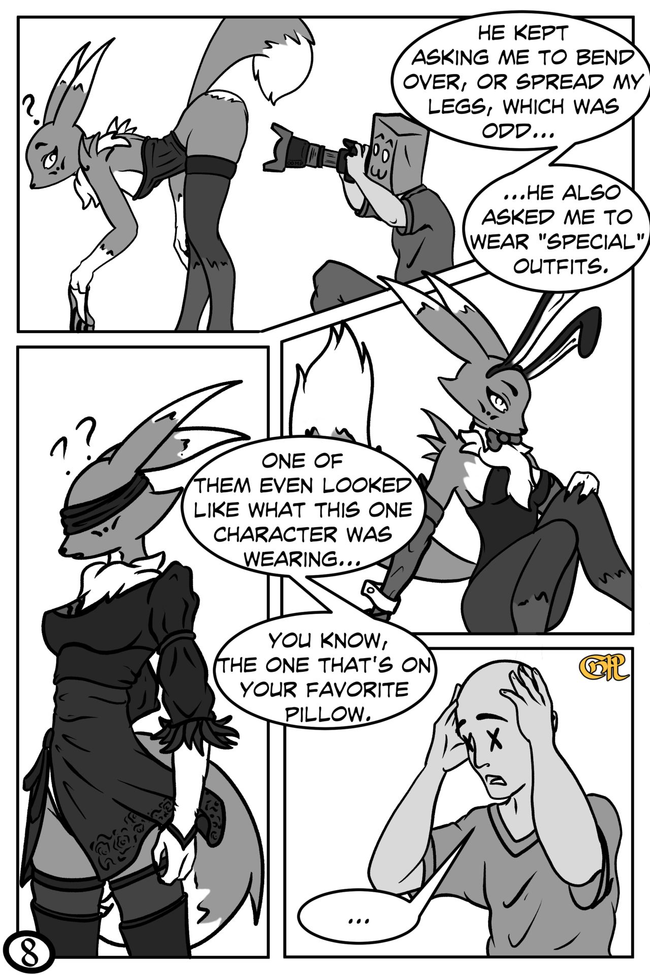 LEWD//Hack - A Naughty Renamon Comic page 9 full